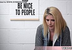 Cute blonde shoplifter teen 18+ madison just cant stop stealing stuff