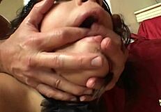 i got a massive double penetration, and now i'm eating cum from two big cocks