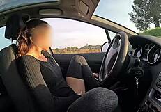 Convince a Stranger to Feel My Wet Pussy Outdoors!