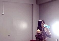 I enter the room and force the peruvian latina babe to suck and fuck hard