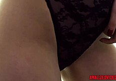 Tattooed babe assfucked hard after sucking dick with gagging