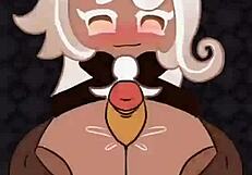 Blonde Milf With Big Tits Titfucks Monster Cock For Cumshot