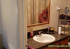 Ms Paris Blonde Milf Creampie Orgasm In Homemade POV
