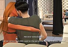Kasumi from Dead or Alive in a red carpet scene - 3D animated hentai