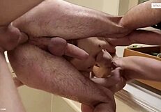 Pretty Twinks Bareback Orgy: Who's Next?