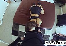 Sexy Abigail Boldly Gives Her Man All Her Pussy