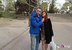 brads girlfriend loves public blowjobs and wants to prove it