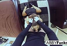 Sexy Abigail Boldly Gives Her Man All Her Pussy