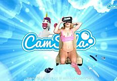 Petite Blonde Teen Explores Wet Pussy With Dildo In Vr Webcam Session