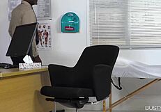 Busty lovers hear top-heavy babe chessie kays screams through the door