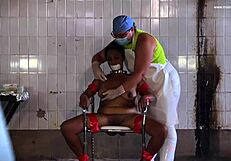 Dominatrix Mistress April Interrogates in Grossenhain Prison Bondage