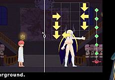 Crossdressing in anime hentai game