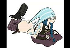 Compilation of cartoon girls getting wedgies in various scenes