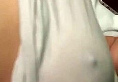 i watch her big tits bounce as they fuck her pussy