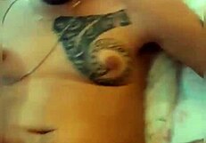 Naughty Shemale Drills Trans Man's Tight Hole