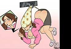 Compilation of cartoon girls getting wedgies in various scenes