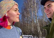 Hungry Babe Begs For Food With Pov Blowjob And Creampie!