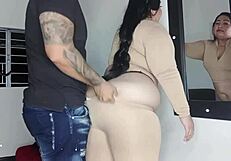 I'm Shaking! My Beautiful Stepsister Needed Help with Pants, So I Gave Her Deep, Hard Thrusts!