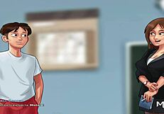 Summertimesaga - Fucked French Teacher E2 31, OH MY GOD!