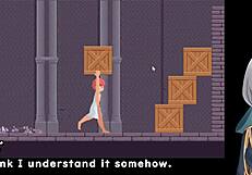 Crossdressing in anime hentai game