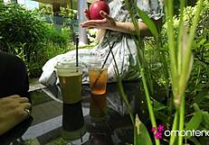 she loved apples ringo solicitation series, tight pussy blowjob and creampie