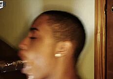 smut bitch from west philly finally gets to suck some dick