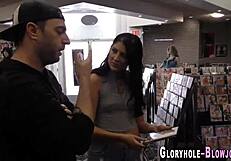 Did you see that teen 18+ getting fucked at the gloryhole?