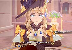 Navia can't get enough of Aether during our wild night together