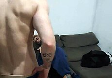 Electrician Sucks Blonde's Ass And Pussy At Home