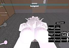 monster cock slams whore in wild doggystyle bending over hard