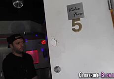 Did you see that teen 18+ getting fucked at the gloryhole?