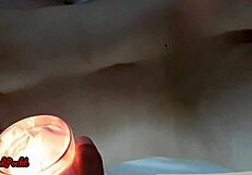Hot Wax Massage Turns Into Wild Sex?