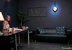 bbc boss anal fucks milf employee and teen 18+ in threesome