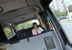 Marina Gold in fake taxi scene with deepthroat and doggystyle action