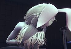 Want to see femboys in hard threesome sex?