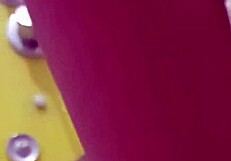 I’m dripping wet finishing inside and all over her