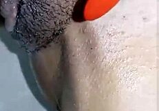 I’m dripping wet finishing inside and all over her