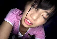 Cute Japanese High School Girl Moans During Intense Doggystyle Fucking in Uniform