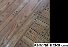 I filmed this personal home movie of a hot brunette giving a double blowjob.