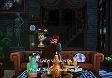 3D animated hentai with a black lily, naughty sex scenes