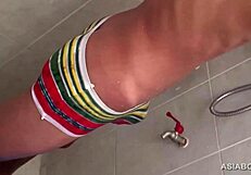 Gay Asian Twink Ben JACKING OFF! Watch him cum hard!