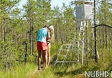 Tiny 18+ teen feels giant cock ramming her snatch roughly