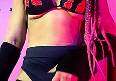 Sofie Lollipop Nerd Otaku Cums In Naruto Theme