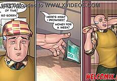 Damn! Old father-in-law bangs the hot maid hard. That pervert pops off in wild action!