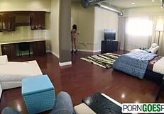 Porn goes pro - teen sara luvv punished by big dick