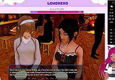 Vtuber Lewdneko Plays Harem Hotel Part 26 Big Tits Moaning Orgasm 3D Anime