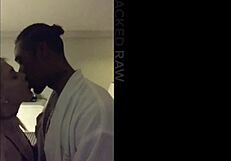 hey, can this shy ebony teen handle her first big black cock?