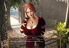 Curvy Anime Queen Fucked While Hot Warrior Fingers Herself in Outfit