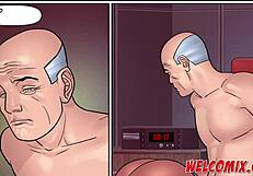 Damn! Old father-in-law bangs the hot maid hard. That pervert pops off in wild action!