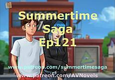 Steamy anime visual novel with interactive gameplay